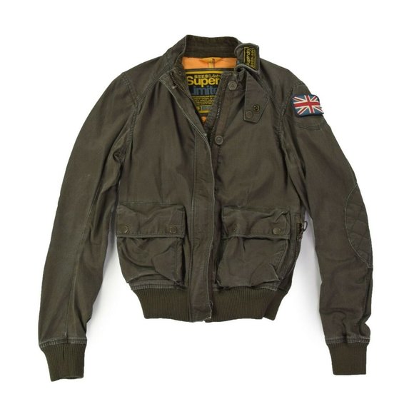SUPERDRY LIMITED EDITON Military Bomber Jacket S - Picture 1 of 7